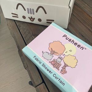 Fabric Shower Curtain - from Pusheen Fall Box 2017 - 3 PUSHEEN ITEMS FOR $20